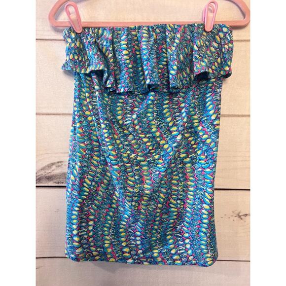 Lilly Pulitzer Tube Top Womens Medium Strapless - Picture 1 of 5